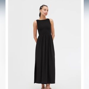 NWOT Hill House Cosima Nap Dress M - Black Jersey